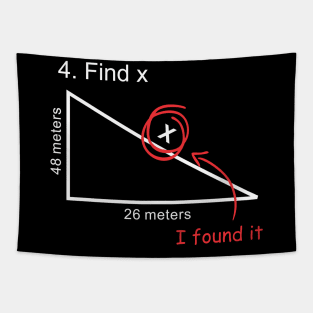 Spiderman Find Found X Math Tapestry