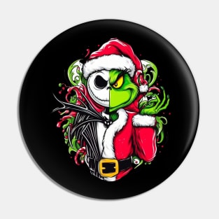 Grinch/Jack Skeleton Nightmare Before Christmas Pin