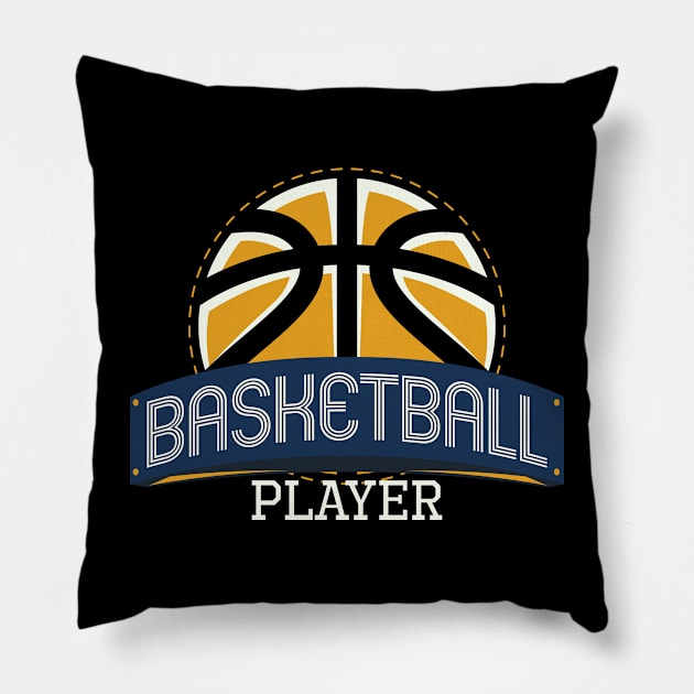 Basketball Player Pillow by Franja