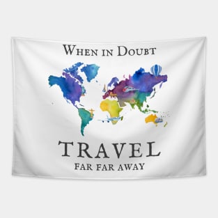 Wanderlust World Travel Tapestry