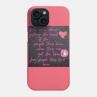 Social media relations Phone Case