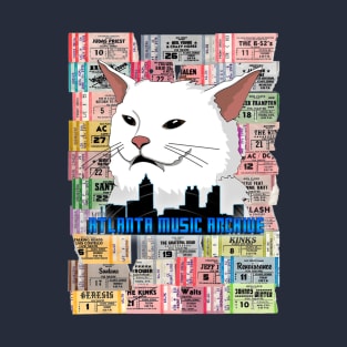 Atlanta Ticket Stub Cat T-Shirt