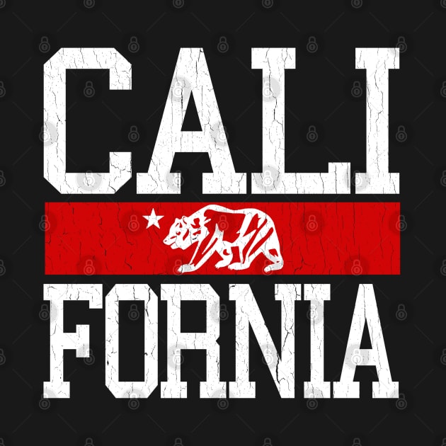 Big California Bear (Vintage Distressed Look) by robotface