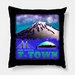 Tacoma Washington, T-Town Pillow