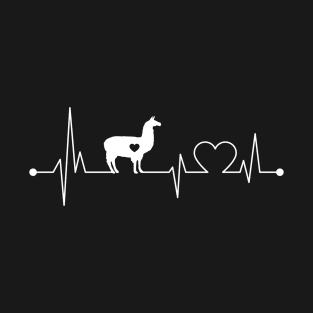 Heart Beat Llama T-Shirt