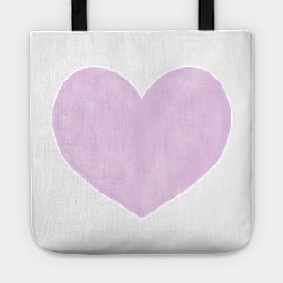 Watercolor Hearts - Lilac Purple Palette Tote