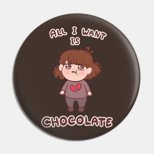 Chocolate Addict Pin