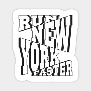 Run Faster New York Magnet