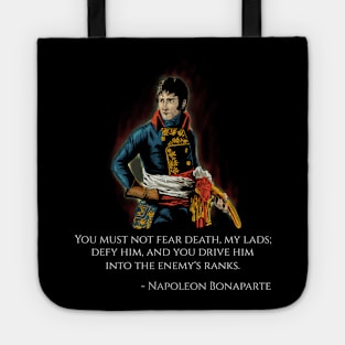 Motivational Napoleon Bonaparte Quote - French History Gift Tote