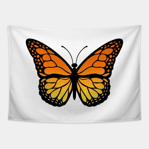 Monarch Butterfly Tapestry by mynameisliana