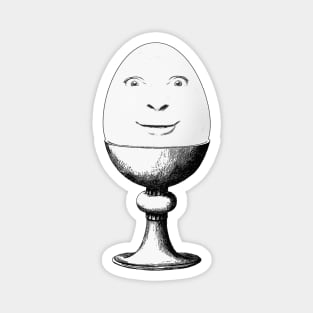 An Egg Head Magnet