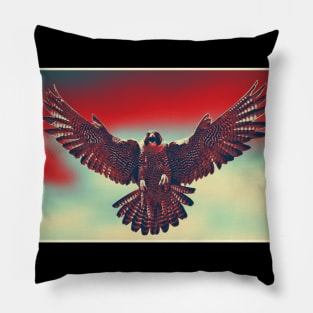 Falcon Flight Pillow