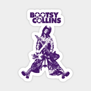 Retro Bootsy Collin 2 Guitar Magnet