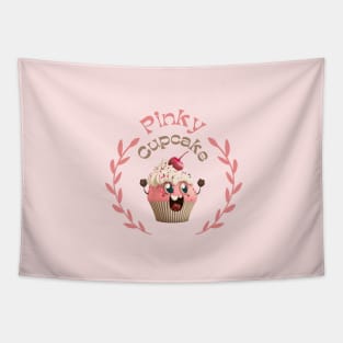 Pinky Cupcake Tapestry