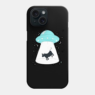 Cow Abduction - UFO Believer Alien Spaceship Space Animals Phone Case