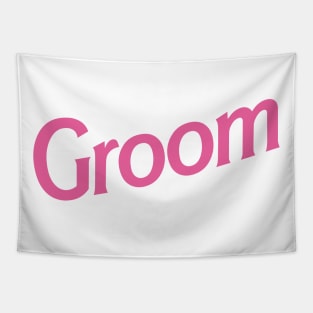 Groom Barbie logo Tapestry