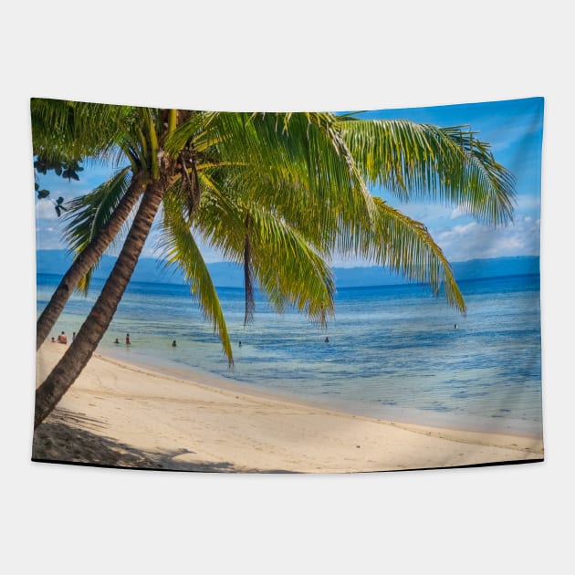 Panaraga Beach, Barobo, Surigao del Sur, Mindanao, Philippines Tapestry by Upbeat Traveler