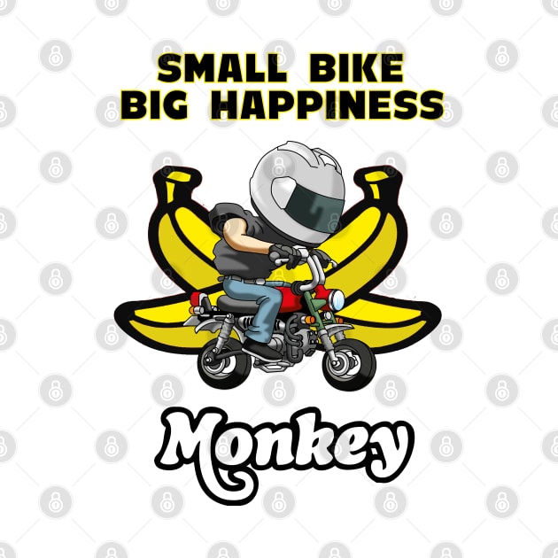 honda monkey small bike big happiness 2 by wankedah