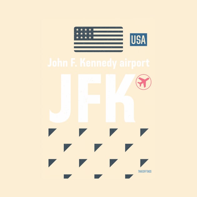 JFK airport sticker by Woohoo