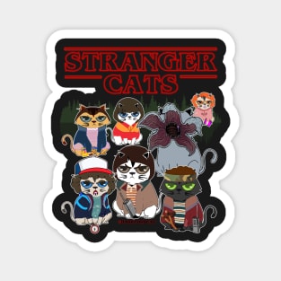 Stranger Cats Magnet