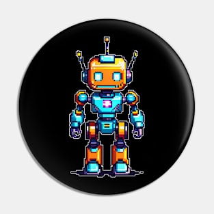 Pixel Robot Pin