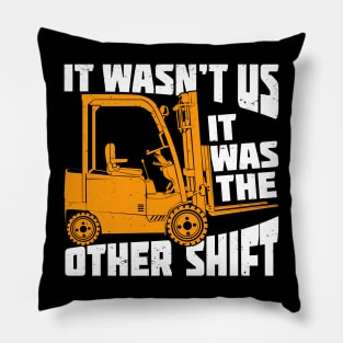 Funny Forklift Operator Gift Pillow