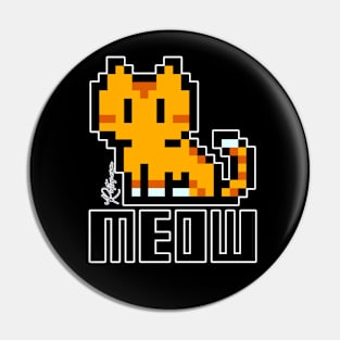 Just Meow saying Hello Pin