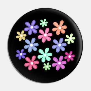 Bright flowers Pin