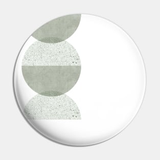 Sage green circle pattern Pin