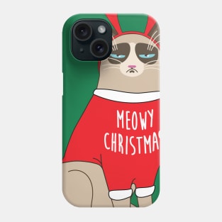 meowy christmas Phone Case