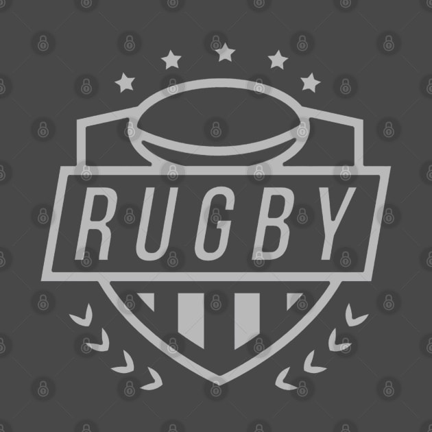 Rugby logo by Brainable ART