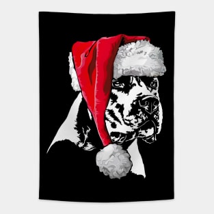 Funny Dogo Argentino Santa Christmas dog mom Tapestry