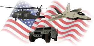 American Military HUMVEE UH-60 F22 Magnet