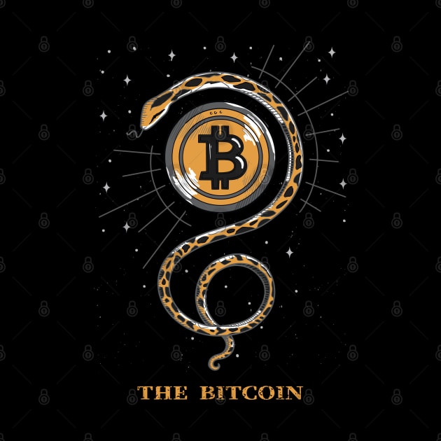 Tarot Card Bitcoin, The Snake by DoggyPrint