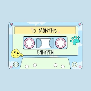 ENHYPEN 10 Months Cassette Tape T-Shirt