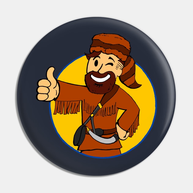 Little Mountaineer Vault Boy Pin by Ferrell