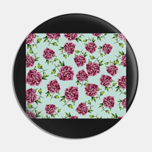 Watercolour Hydrangea Surface Pattern Design Pin