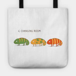 changing chameleon Tote