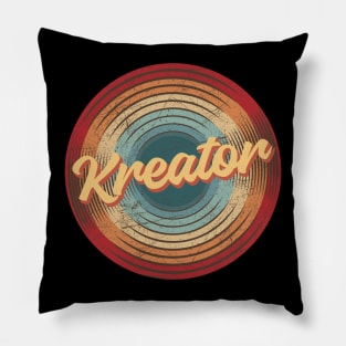 Kreator Vintage Circle Pillow