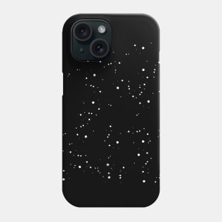 Black and White Speckled Pattern Phone Case