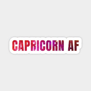 Capricorn AF / Funny Capricorn Shirt / Star Sign Zodiac Gift / Horoscope Astrology Gift / Birth Sign Shirt Magnet