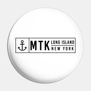 Anchor Block MTK Long Island New York Pin