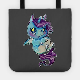 Little blue alicorn Tote