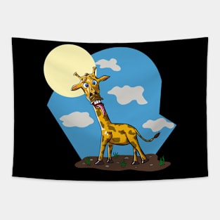 Crazy Giraffe Tapestry