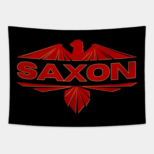 Red saxon logo Tapestry by NexWave Store