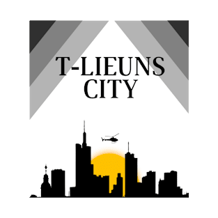 t-lieuns sunset city T-Shirt