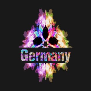 Germany gift tie dye watercolor T-Shirt