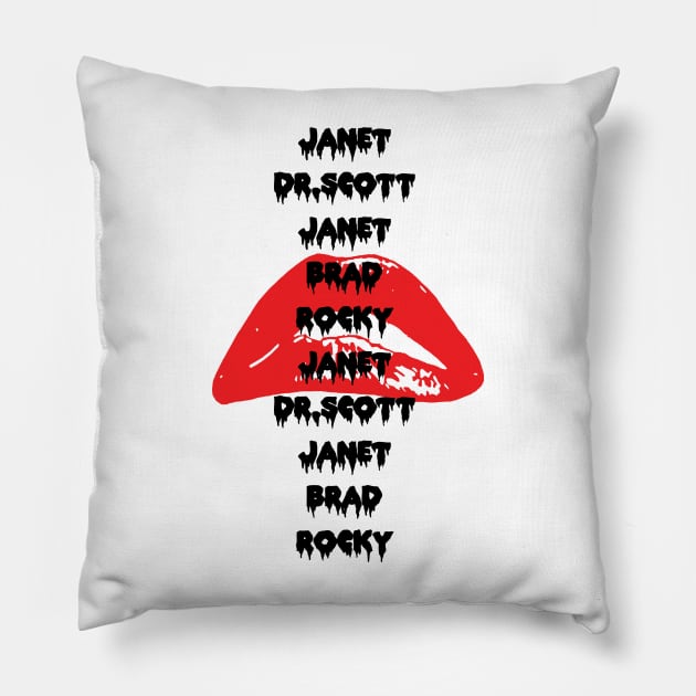 Rocky Horror Picture Show Pillow by Sketch_Freelance_Graphic_Design