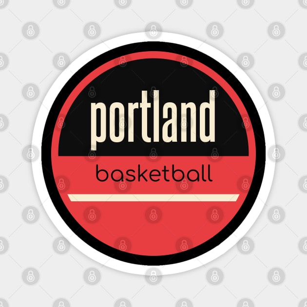 portland trail blazers basketball Magnet by BVHstudio