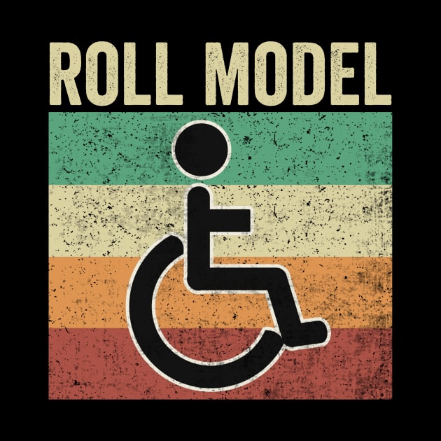 Roll Model Funny Wheelchair by Visual Vibes